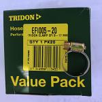 Tridon Hose Clamps EFI-5 7mm with steel band Box of 20 