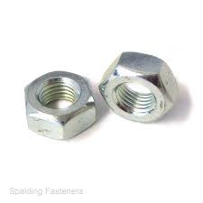 1/4" UNC zinc plate nut pack 100