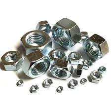 1/4"UNF nuts zinc plate pack 100