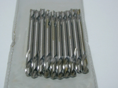 Double Ended Drill Bits  1/8" - work shop quality (Pack 10)