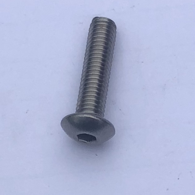 B1870/25 Button Head stainles steel 5mm x 20mm Allen Key socket (pack of 25)