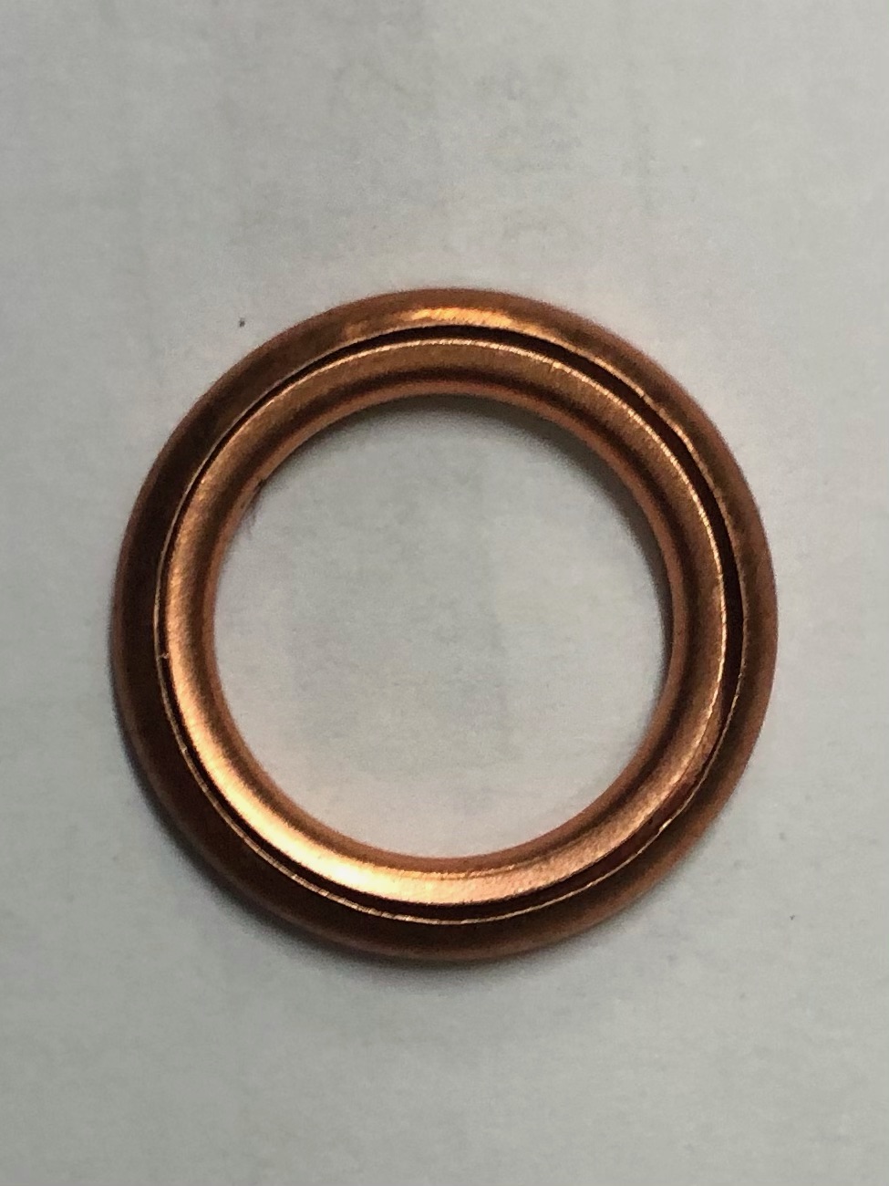 C18/15 - Pack 15 Copper Crush Washers 18mm x 24mm