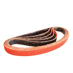 Orange Blaze Sanding Belt 20mm x 520mm 80g pack of 10