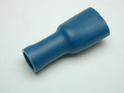 B639F - Electrical Terminal (Pack 35) Spade Full insulated Blue