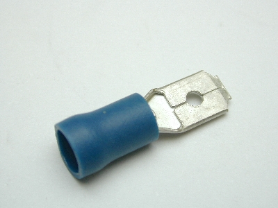 B639x - Electrical Terminal (Pack 35) Spade Male Blue