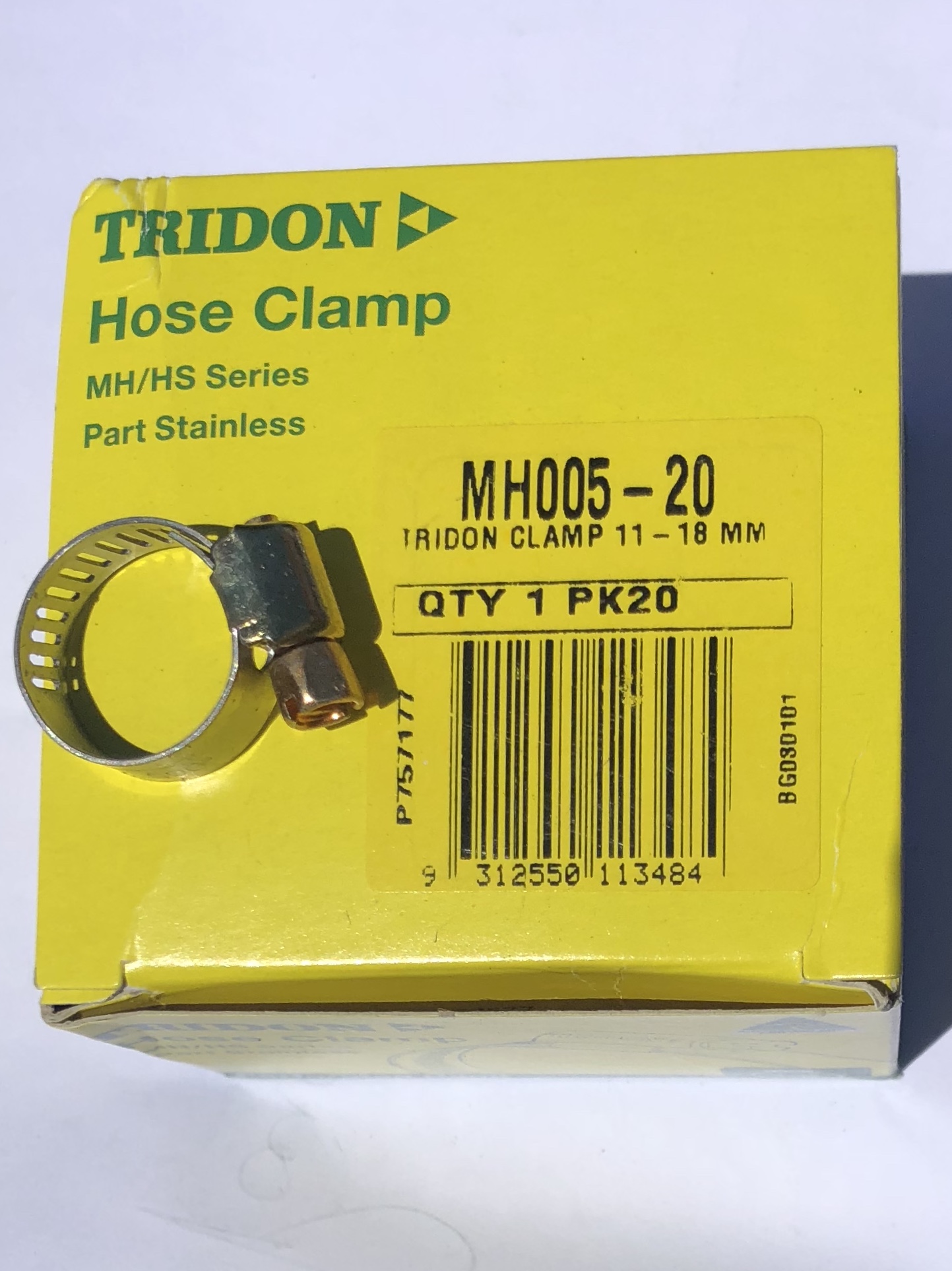 Tridon Hose Clamps MH5 7mm Box of 20 