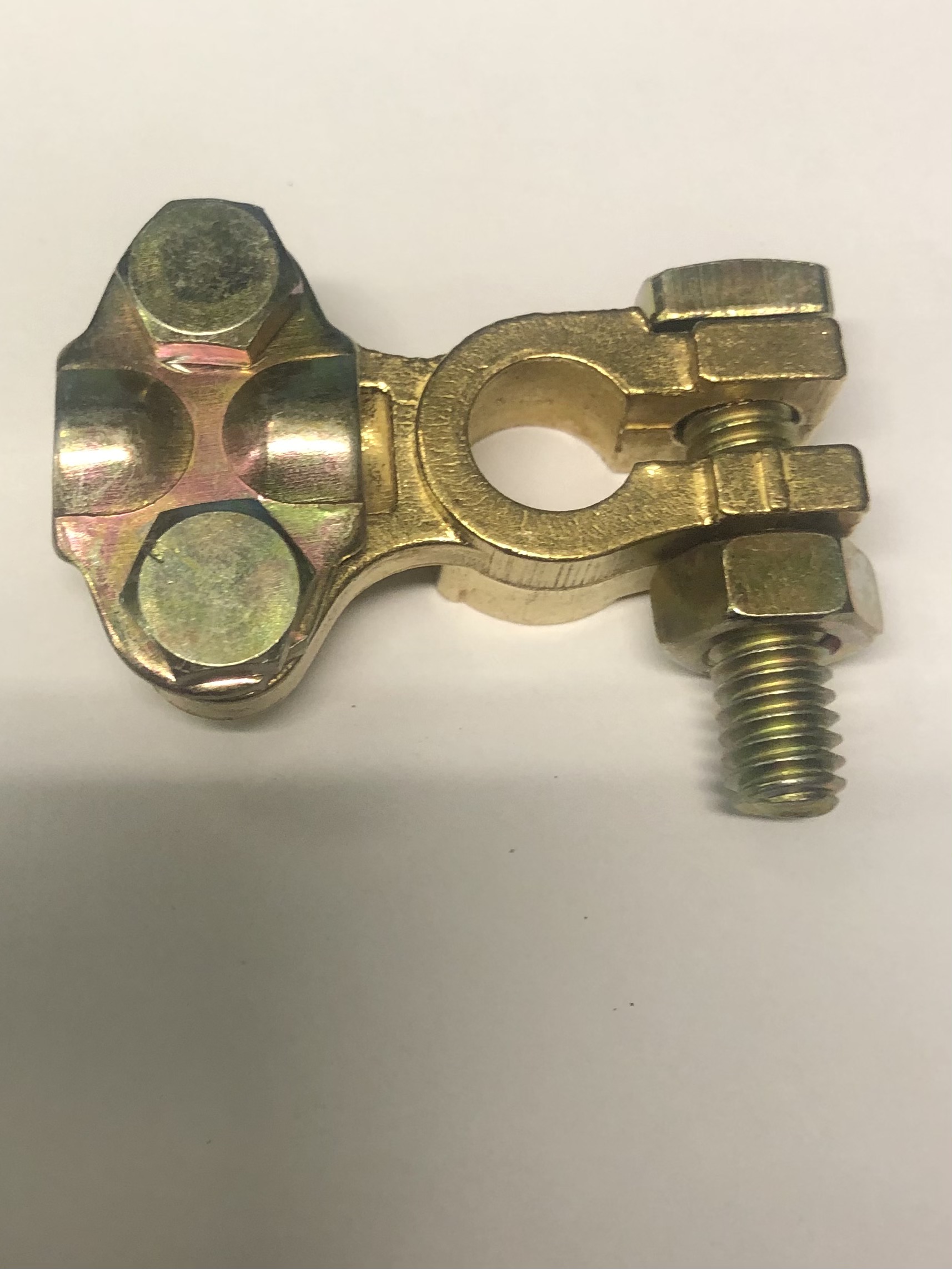 BT36-P small post terminal saddle brass positive - 1 only