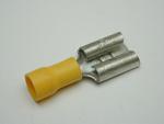 B647 Electrical Terminal (Pack 20) yellow spade female 