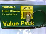 Tridon Hose Clamps HS-24 27-51mm  Radiator Hose Box of 20 